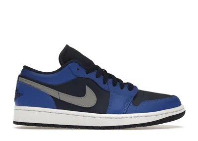 Pre-owned Jordan 1 Low (women's) Sneakers In Game Royal/blue Void/white