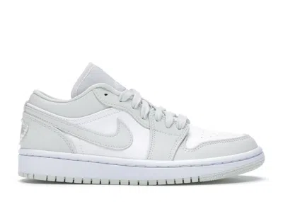 Pre-owned Jordan 1 Low (women's) Sneakers In Spruce Aura/white