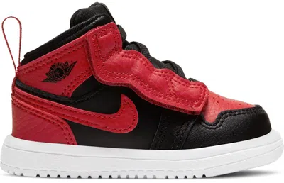 Pre-owned Jordan 1 Mid Alt Banned (2020) Sneakers In Black/university Red