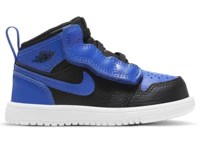 Pre-owned Jordan 1 Mid Alt Royal Blue Sneakers In Black/hyper Royal/white In Multi