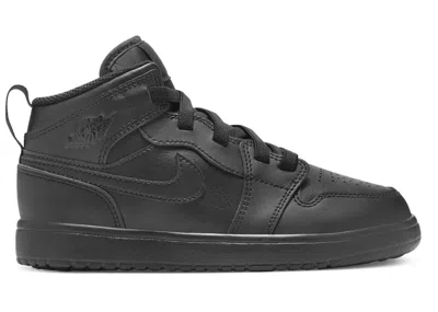 Pre-owned Jordan 1 Mid Alt Sneakers In Black