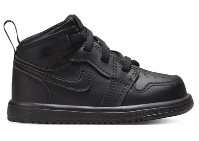 Pre-owned Jordan 1 Mid Alt Sneakers In Black