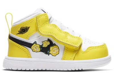 Pre-owned Jordan 1 Mid Alt Sneakers In Dynamic Yellow/black/white