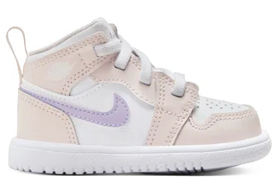 Pre-owned Jordan 1 Mid Alt Sneakers In Pink Wash/white/violet Frost