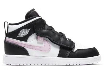 Pre-owned Jordan 1 Mid Alt Sneakers In White/black/light Arctic Pink In Multi