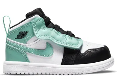Pre-owned Jordan 1 Mid Alt Sneakers In White/black/tropical Twist