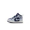 Jordan 1 Mid Baby/toddler Shoes In Gray