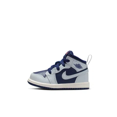 Jordan 1 Mid Baby/toddler Shoes In Gray