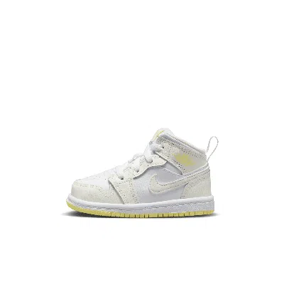 Jordan 1 Mid Baby/toddler Shoes In White
