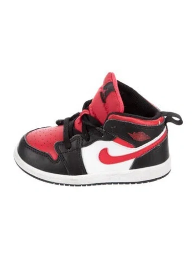 Pre-owned Jordan Babies' 1 Mid Bred Toe (td) Sneakers In Multi