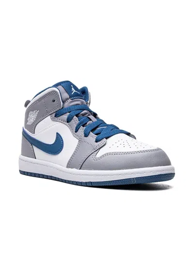 Jordan Kids' Air  1 Mid Sneakers In Purple
