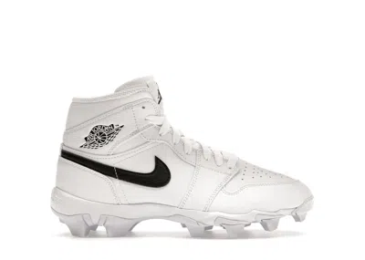 Pre-owned Jordan 1 Mid Cleat Sneakers In White/black