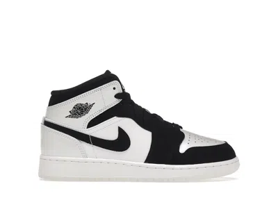 Pre-owned Jordan 1 Mid Diamond Shorts Sneakers In White