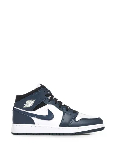 Jordan 1 Mid High-top Sneakers In Multi