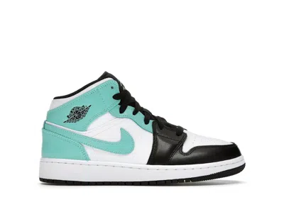 Pre-owned Jordan 1 Mid Igloo Sneakers In White/tropical Twist/black In Multi