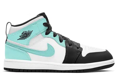 Pre-owned Jordan 1 Mid Igloo Sneakers In White/tropical Twist/black