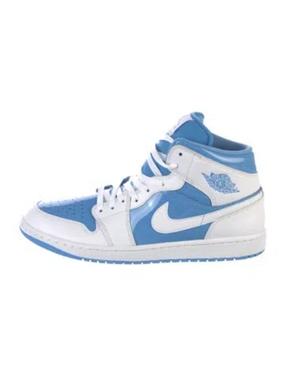 Pre-owned Jordan 1 Mid Legend Blue Sneakers