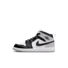 Jordan 1 Mid Little Kids' Shoes In White