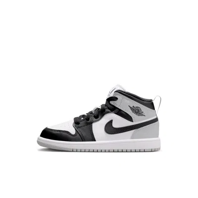 Jordan 1 Mid Little Kids' Shoes In White
