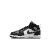 Jordan 1 Mid Little Kids' Shoes In Black