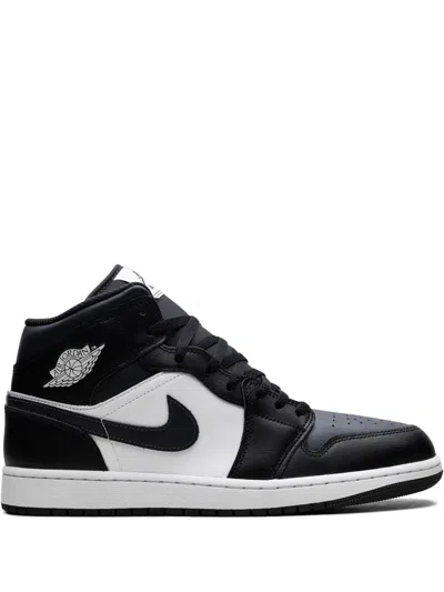 Jordan 1 Mid "off Noir Toe" Sneakers In Black