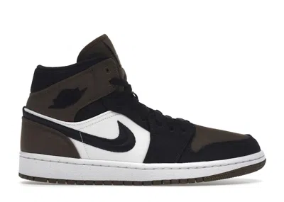 Pre-owned Jordan 1 Mid Olive Toe (women's) Sneakers In Light Olive/black/sail