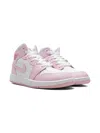 Jordan Air  1 Mid Big Kids' Shoes In Pink