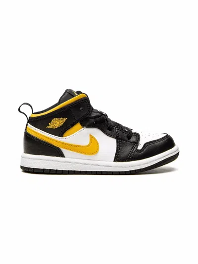 Jordan Babies'  1 Mid Sneakers In White
