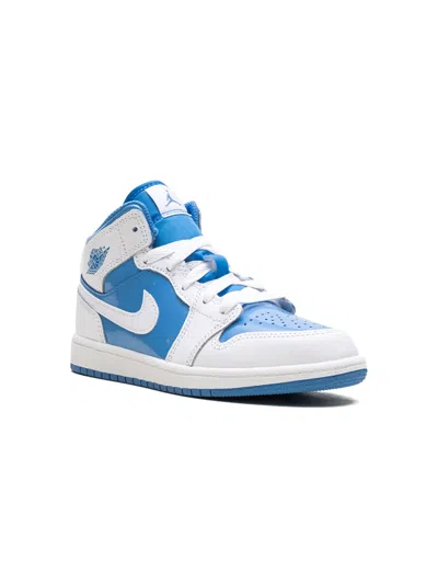 Jordan Kids'  1 Mid Ps "legend Blue" Sneakers In 蓝色