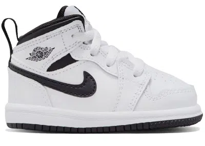 Pre-owned Jordan 1 Mid Reverse Panda Sneakers In White/black