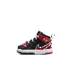 Jordan 1 Mid Rm Easyon Baby/toddler Shoes In Black