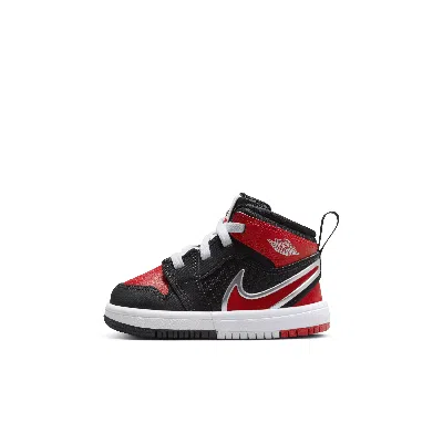 Jordan 1 Mid Rm Easyon Baby/toddler Shoes In Black