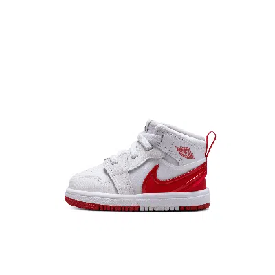 Jordan 1 Mid Rm Easyon Baby/toddler Shoes In White