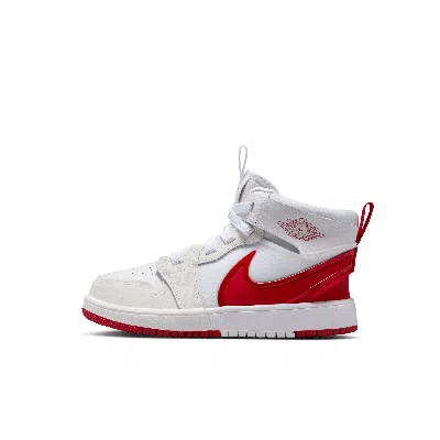 Jordan 1 Mid Rm Easyon Little Kids' Shoes In White
