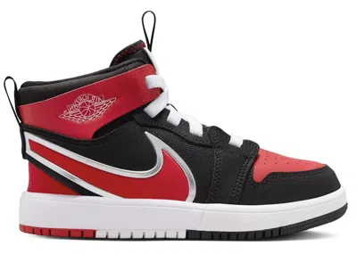 Pre-owned Jordan 1 Mid Rm Easyon Sneakers In Black/white/university Red