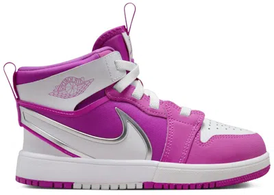 Pre-owned Jordan 1 Mid Rm Easyon Sneakers In Fire Pink/white In Multi