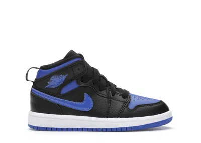 Pre-owned Jordan 1 Mid Royal (2020) Sneakers In Black/white/hyper Royal