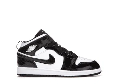 Pre-owned Jordan 1 Mid Se Allstar (2021) Sneakers In Black/white In Multi