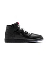 Jordan 1 Mid Se "black/metallic Reimagined" Sneakers In Black