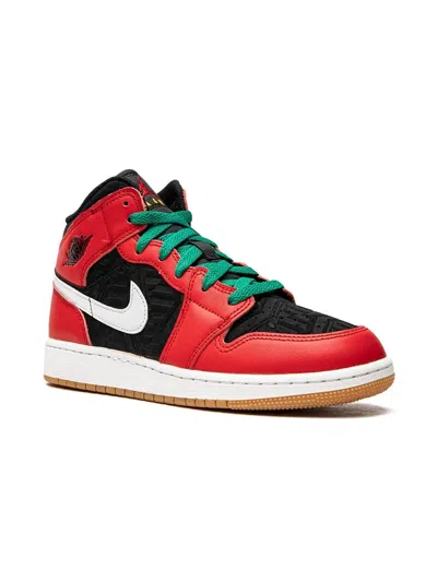 Jordan Kids' Air  1 Mid Se Sneakers In Black