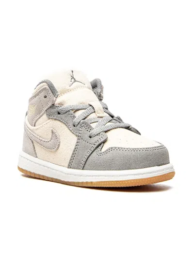 Jordan Babies' Air  1 Mid Sneakers In Neutrals