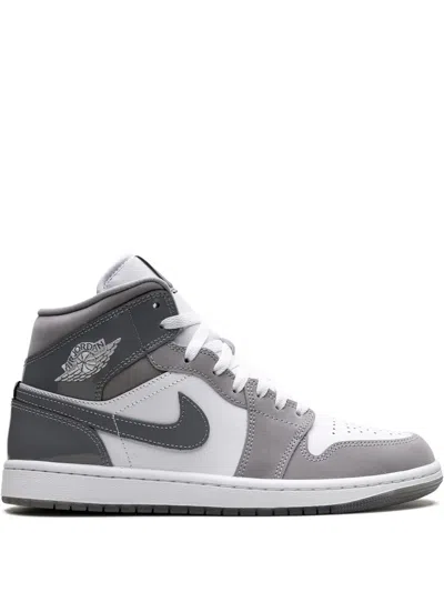 Jordan 1 Mid Se "cool Grey" Sneakers In White