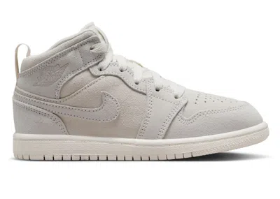 Pre-owned Jordan 1 Mid Se Craft Sneakers In Pale Ivory/sail/legend Brown