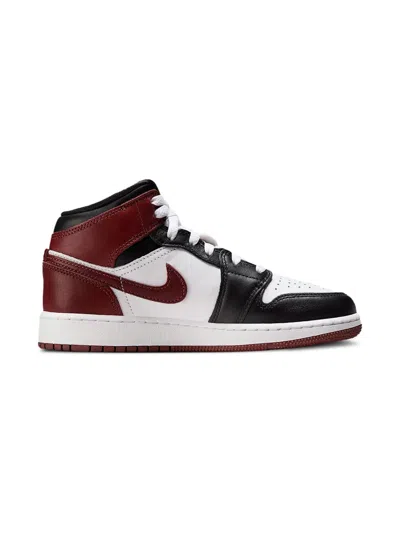 Jordan 1 Mid Se "dark Pony" Sneakers In 白色