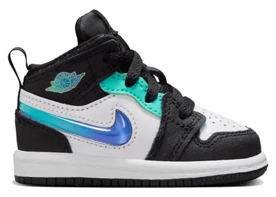 Pre-owned Jordan 1 Mid Se Formula 23 Pack Sneakers In Black/white/hyper Jade