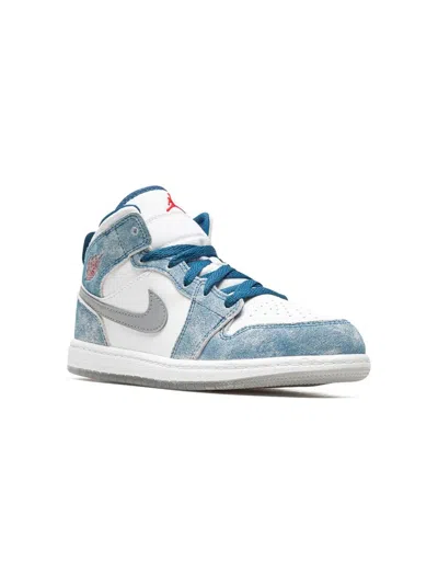 Jordan Kids' Air  1 Mid Sneakers In Blue