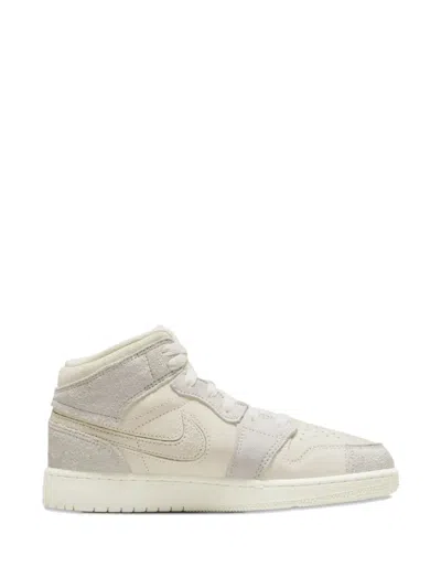 Jordan 1 Mid Se Gs "craft Pale Ivory" Sneakers In Neutral