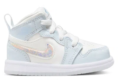 Pre-owned Jordan 1 Mid Se Ice Blue Sneakers In Blue Tint/summit White In Multi