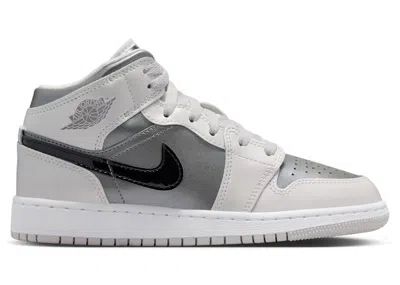 Pre-owned Jordan 1 Mid Se Inspired By The Greatest Sneakers In Photon Dust/flat Pewter/black