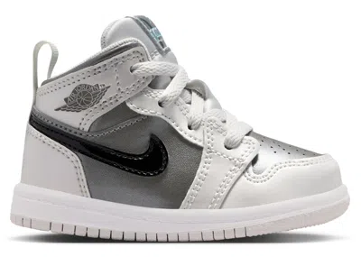 Pre-owned Jordan 1 Mid Se Inspired By The Greatest Sneakers In Photon Dust/flat Pewter/black